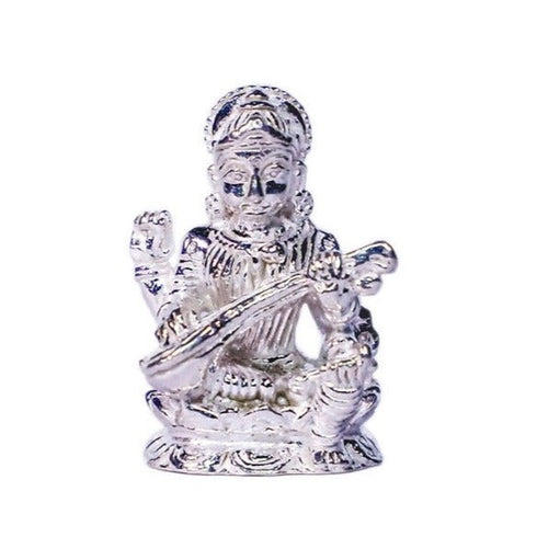 Pure Silver Saraswati Idol 32g